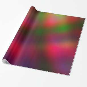 Fuzzy Rainbow Colour Wrapping Paper