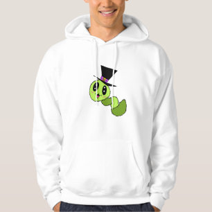 Fuzzy Worm with Hat Hoodie