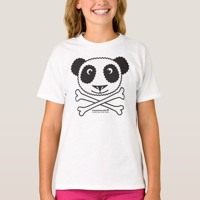 Fuzzybones™ Panda (Gong) T-Shirt (Front)