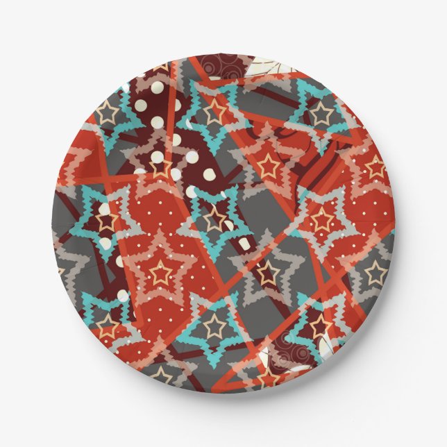 FuzzyFoxArt Favour Box Paper Plate (Front)