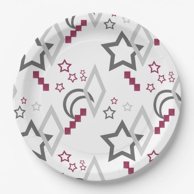 FuzzyFoxArt Paper Plate (Front)