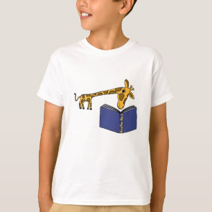 FV- Funny Giraffe Reading T-shirt