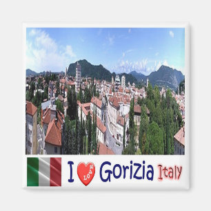 FVG005 GORIZIA I Love, Italy, Fridge Magnet