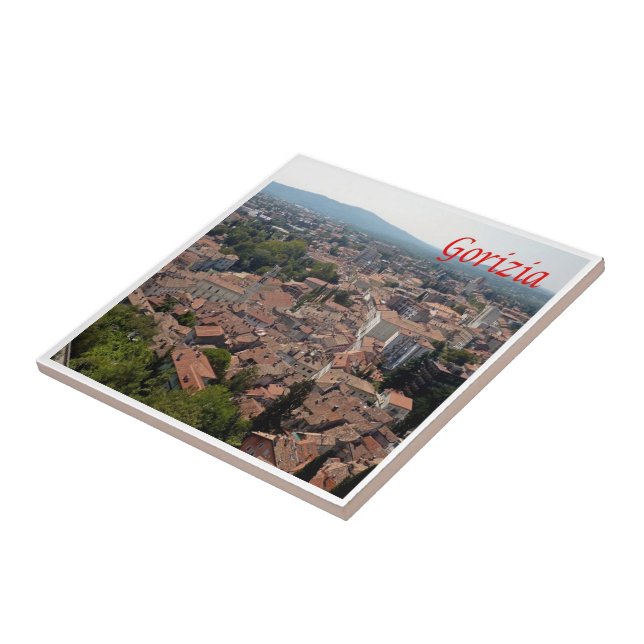 FVG006 GORIZIA, Panorama, Italy, Ceramic Tile (Side)