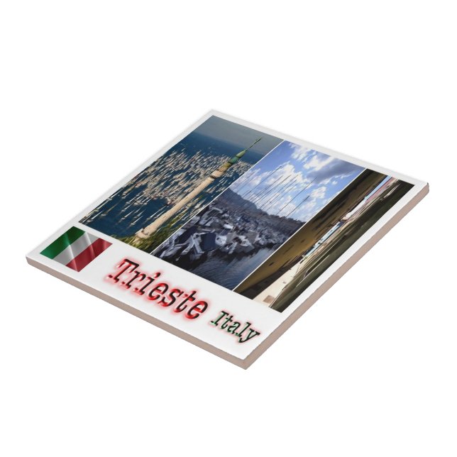FVG018, TRIESTE, Mosaic, Italy, Ceramic Tile (Side)