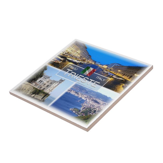 FVG030 TRIESTE, Mosaic, Italy, Ceramic Tile (Side)