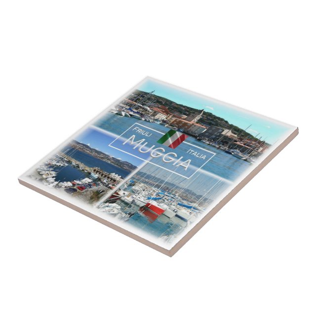 FVG032 MUGGIA, Mosaic, Italy, Ceramic Tile (Side)