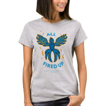 FVHS Firedbirds - All Fired Up, Grey Women's