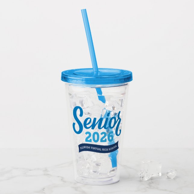 FVHS Senior 2026 Acrylic Tumbler (Front Ice)