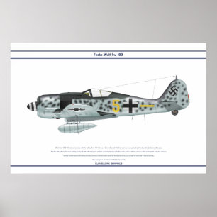 Fw-190 A-8 JG300 3 Poster