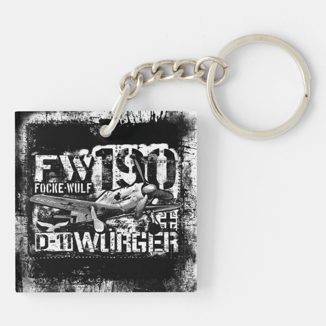 Fw 190 D-11 Key Ring (Back)