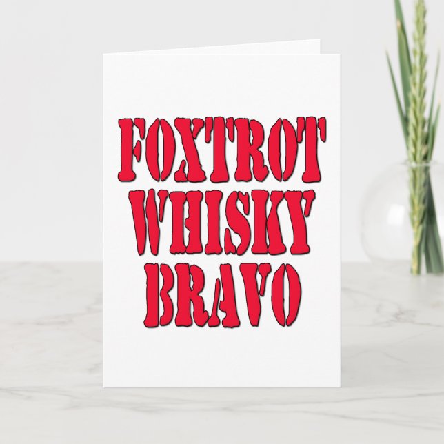 FWB Friends With Benefits Card (Front)