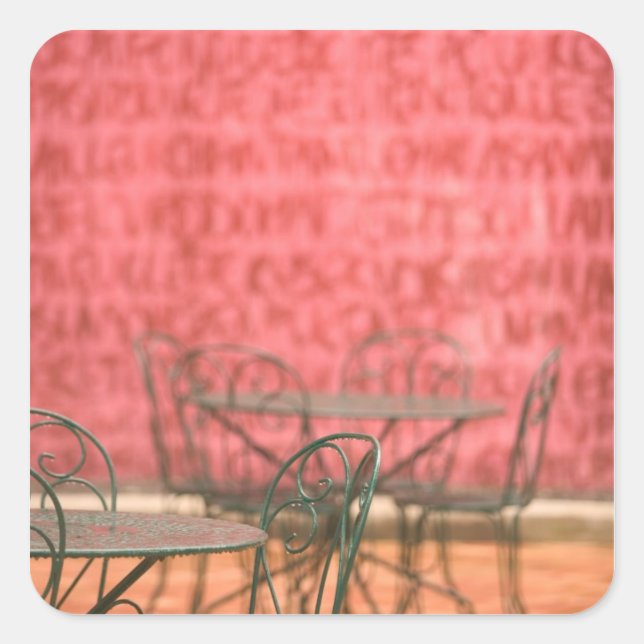 FWI, Guadaloupe, Grande Terre, Pointe a Pitre: Square Sticker (Front)