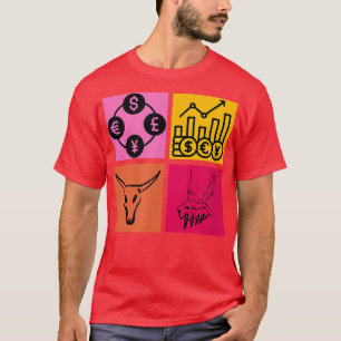 FX Trader Forex trading Bull Bear  T-Shirt