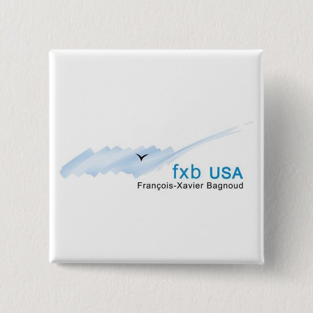 fxb_usa_logo 15 cm square badge (Front)