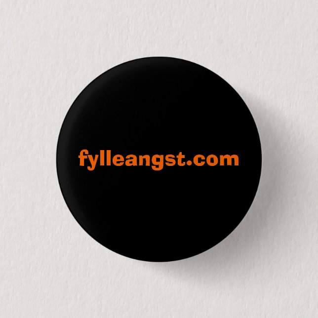 fylleangst.com 3 cm round badge (Front)