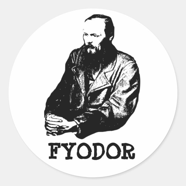 Fyodor Classic Round Sticker (Front)