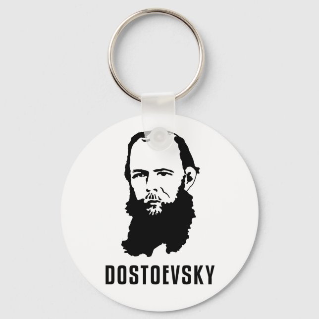 Fyodor Dosoevsky Key Ring (Front)