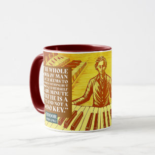 Fyodor Dostoevsky quote Russian writers Mug