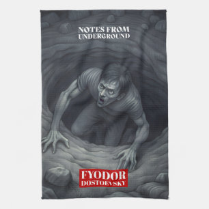 Fyodor Dostoevsky quote Russian writers Tea Towel