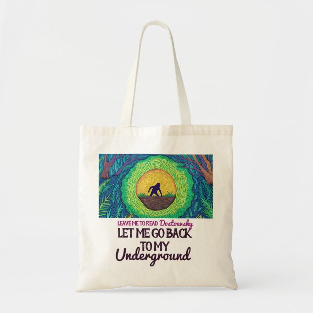 Fyodor Dostoevsky The Underground Man Tote Bag (Front)