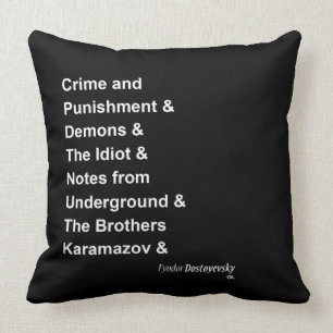 Fyodor Dostoyevsky Cushion