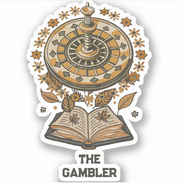  Fyodor Dostoyevsky, The Gambler Quote (Front)