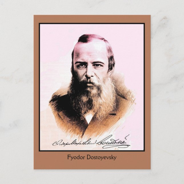 Fyodor Mikhailovich Dostoyevsky Postcard (Front)