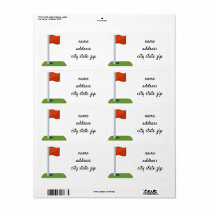 "G0LF ENTHUSIAST" RETURN ADDRESS LABELS