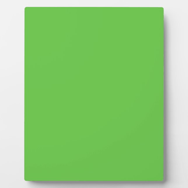 G10 Peacefully Creative Green Colour Plaque (Front)