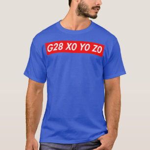 G28 X0 Y0 Z0 CNC Machinist Operator T-Shirt