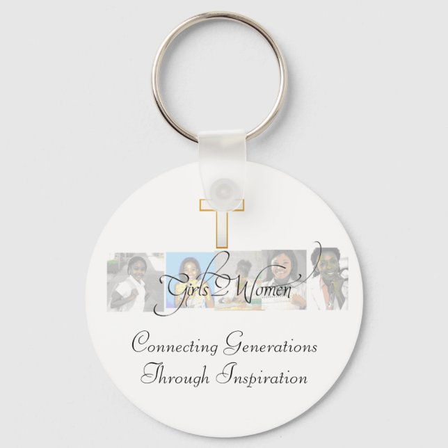 G2W Tagline with Cross Key Ring (Front)