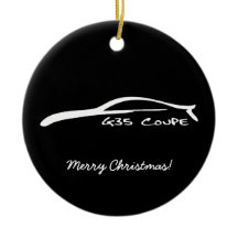 G35 Coupe Brushstroke Christmas Ornament