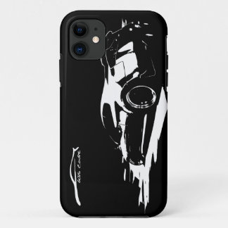 G35 Coupe Rolling shot w/ White Silhouette Logo iPhone 11 Case