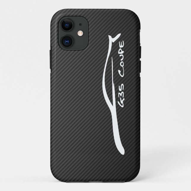 G35 Coupe White Silhouette Logo Case-Mate iPhone Case (Back)