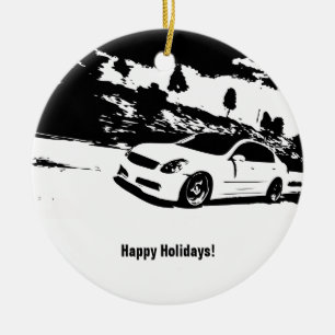 G35 Sedan Christmas Ornament