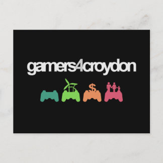 G4C Logo Postcard, Black Postcard