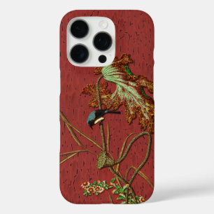 G.A. Audsley Vintage Red Japanese Bird Lotus Art iPhone 16 Pro Case