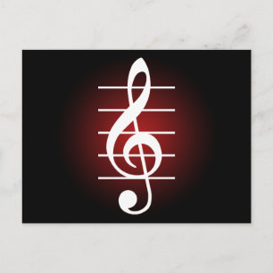 G clef 2 postcard