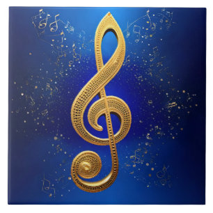 G-Clef  Ceramic Tile