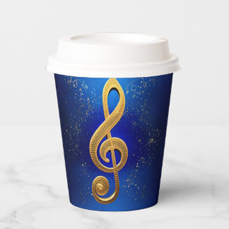 G-Clef Paper Cups