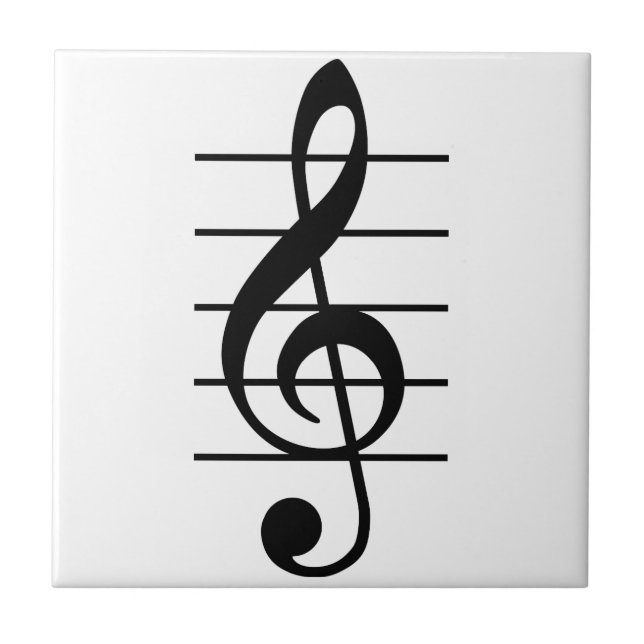 G clef tile (Front)