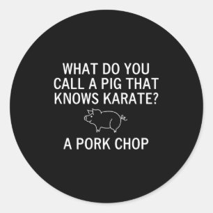 G, Corny Joke, Funny, Sarcastic, Family  Classic Round Sticker