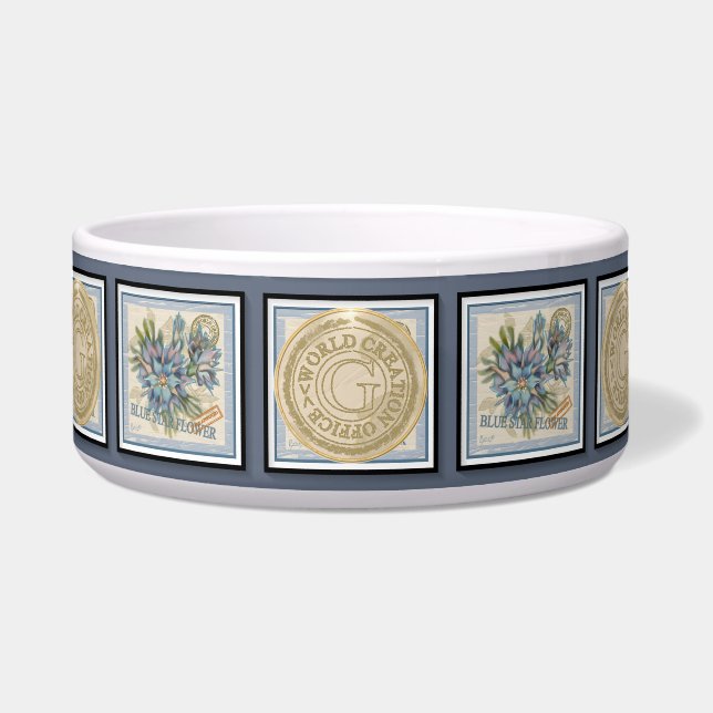 G Creation Office blue flower (Front)