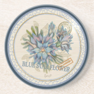 G Creation Office blue flower Coaster