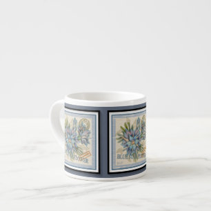 G Creation Office blue flower Espresso Cup