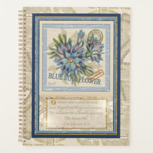 G Creation Office blue flower Planner