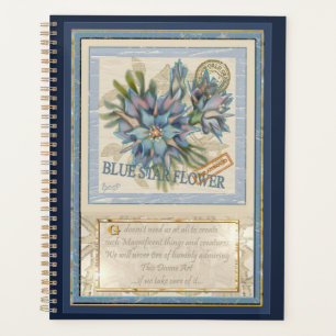 G Creation Office blue flower Planner