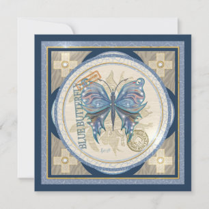 G Creation Office butterfly blank card