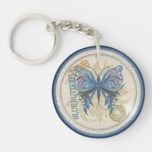 G Creation Office butterfly Key Ring (Front)